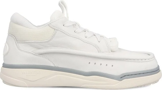 Valentino Runboot Round Toe Lace-Up Sneakers
