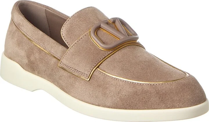 Valentino Suede & Leather Loafer