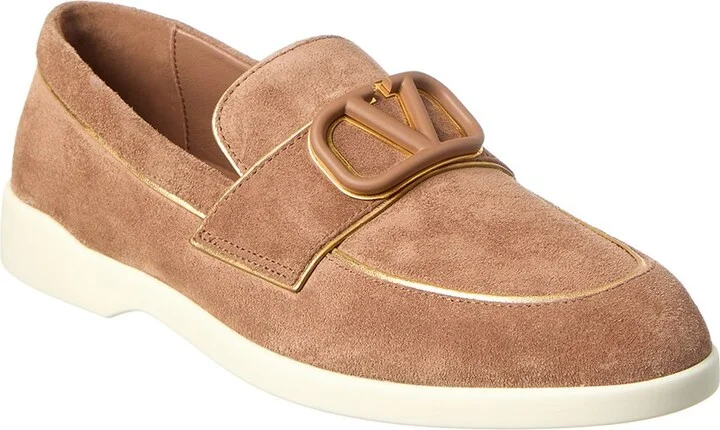 Valentino Suede & Leather Loafer
