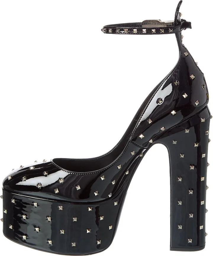 Valentino Tan-Go 155 Patent Platform Pump - Image 2