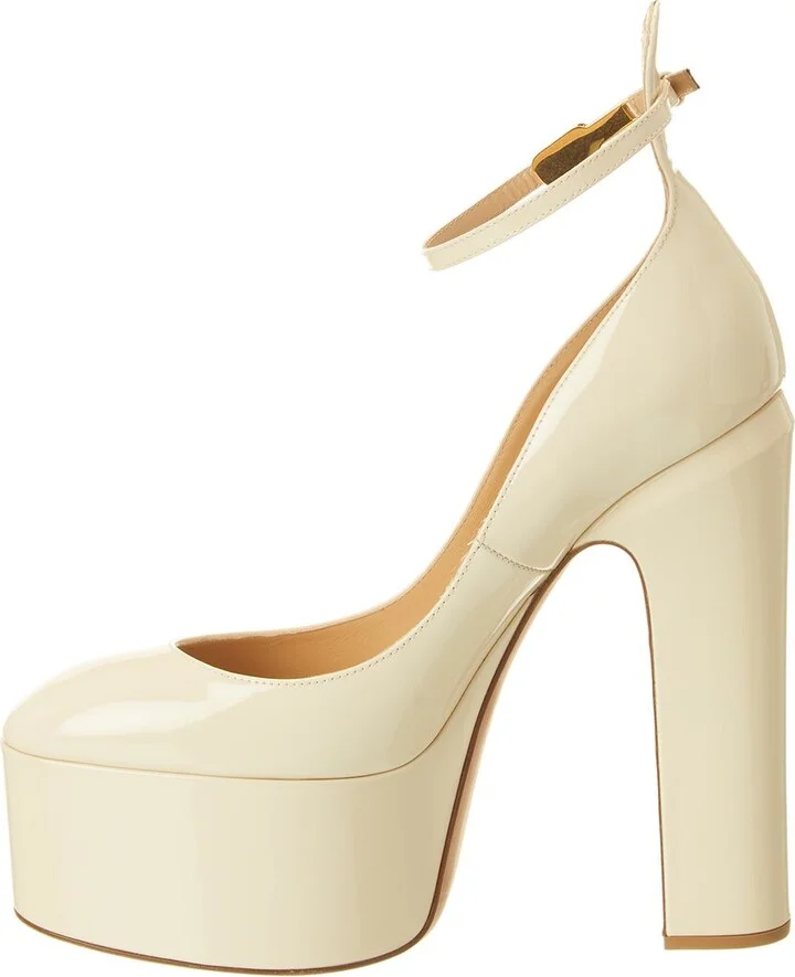 Valentino Tan-Go 155 Patent Platform Pump - Image 2