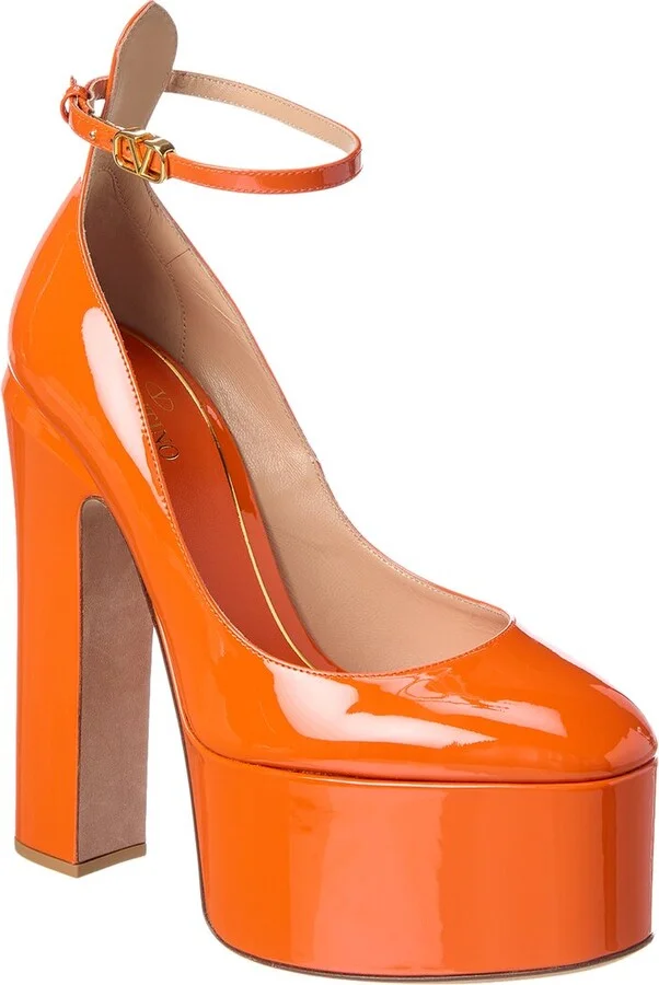 Valentino Tan-Go 155 Patent Platform Pump