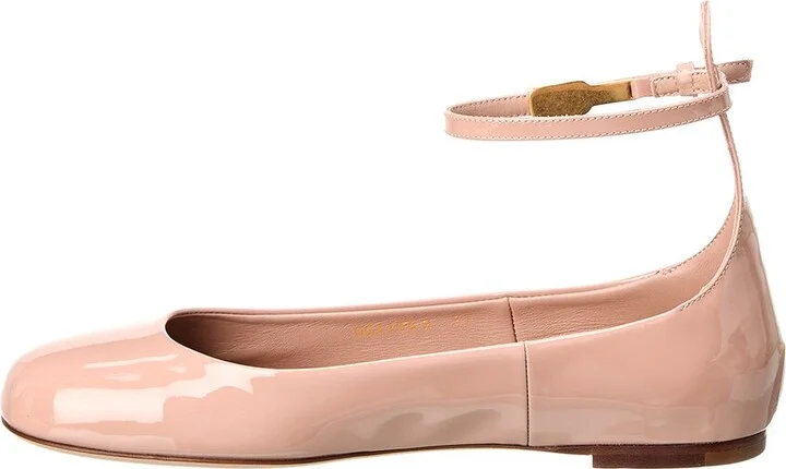 Valentino Tan Go Patent Flat - Image 2