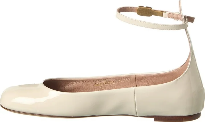 Valentino Tan Go Patent Flat - Image 2