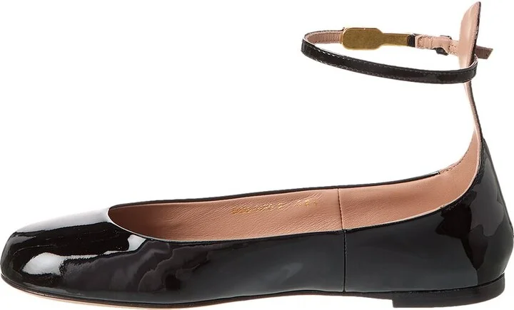 Valentino Tan Go Patent Flat - Image 2