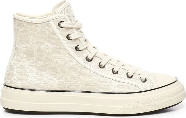 Valentino Toile Iconographe High-Top Sneakers