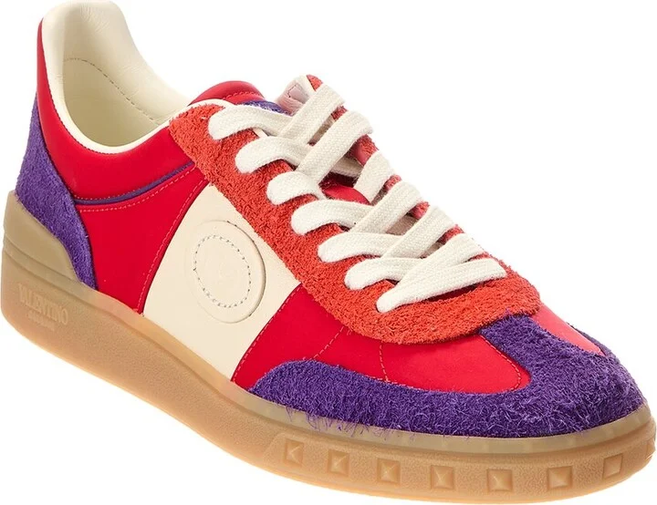 Valentino Upvillage Canvas & Leather Sneaker
