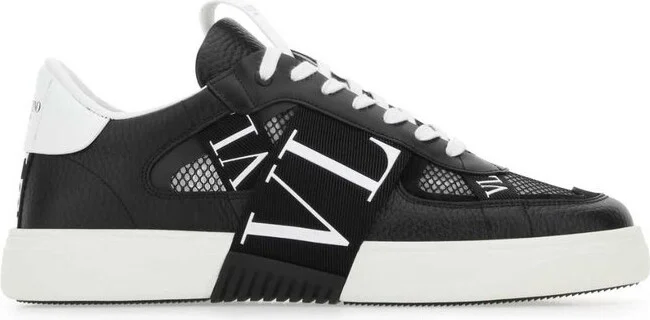 Valentino VL7N Round Toe Lace-Up Sneakers