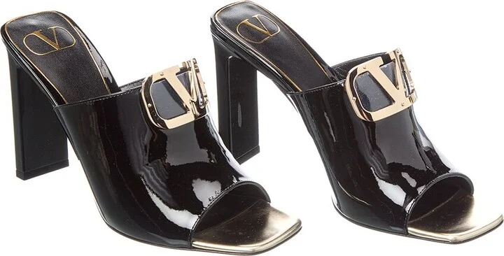 Valentino VLogo 100 Patent Sandal (Authentic Pre-Loved)