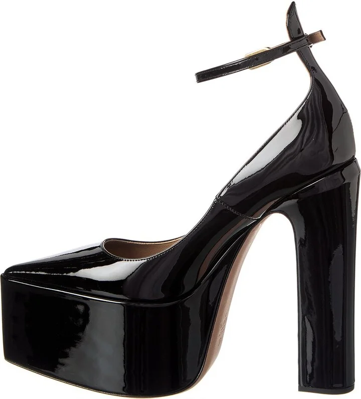 Valentino Vlogo 165 Patent Platform Pump - Image 2