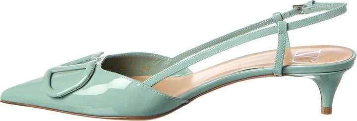 Valentino Vlogo 40 Patent Slingback Pump - Image 2