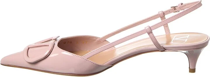 Valentino Vlogo 40 Patent Slingback Pump - Image 2