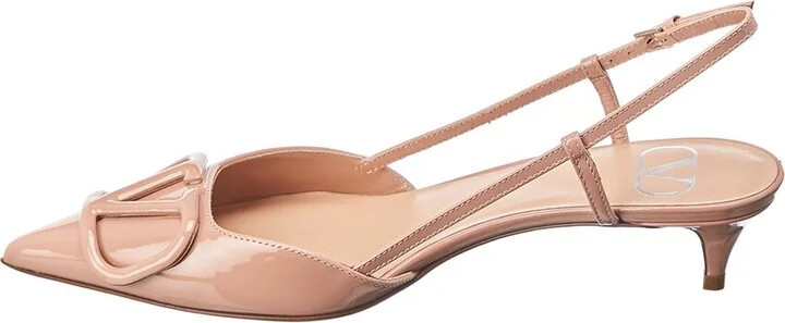 Valentino Vlogo 40 Patent Slingback Pump - Image 2