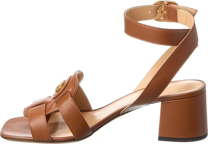 Valentino Vlogo 55 Leather Sandal - Image 2