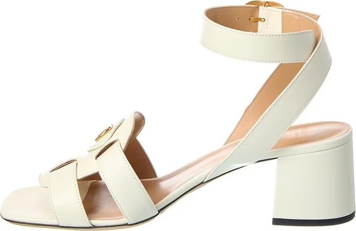 Valentino Vlogo 55 Leather Sandal - Image 2