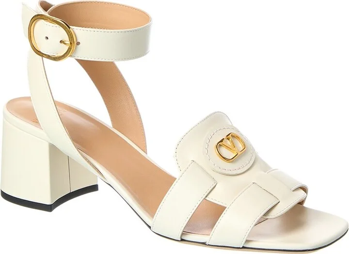 Valentino Vlogo 55 Leather Sandal