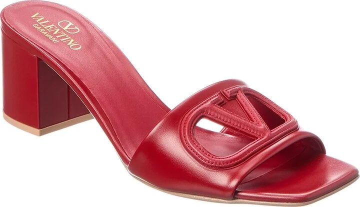 Valentino Vlogo 60 Leather Sandal