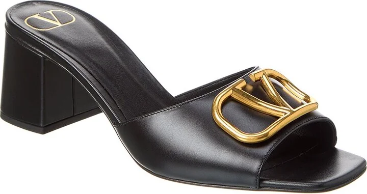 Valentino VLogo 60 Leather Sandal
