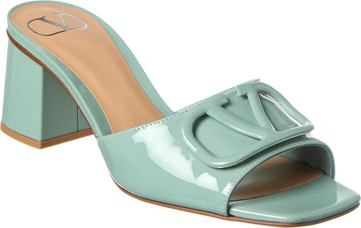 Valentino VLogo 60 Patent Sandal