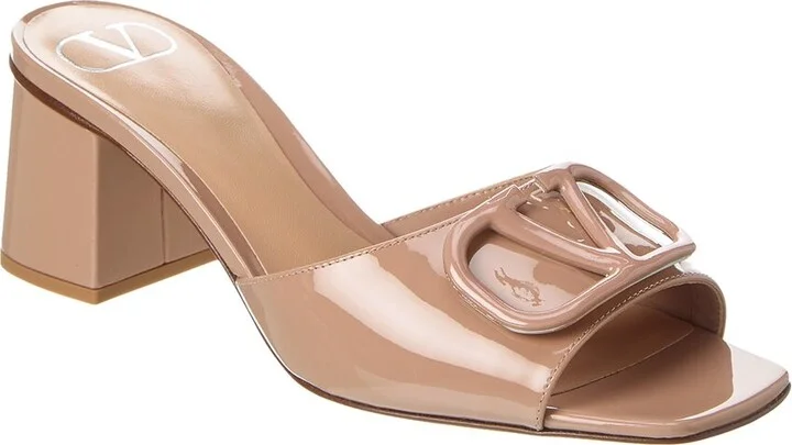Valentino VLogo 60 Patent Sandal