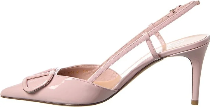Valentino Vlogo 80 Patent Slingback Pump - Image 2