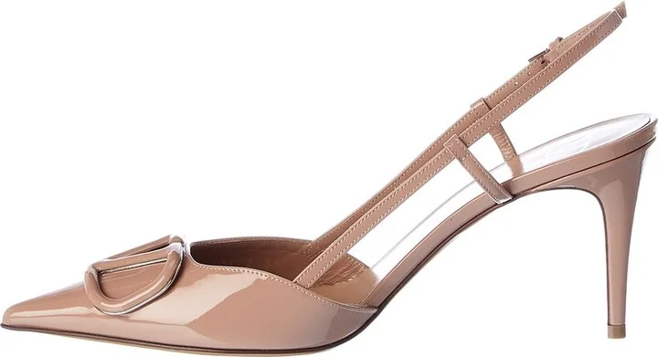 Valentino Vlogo 80 Patent Slingback Pump - Image 2