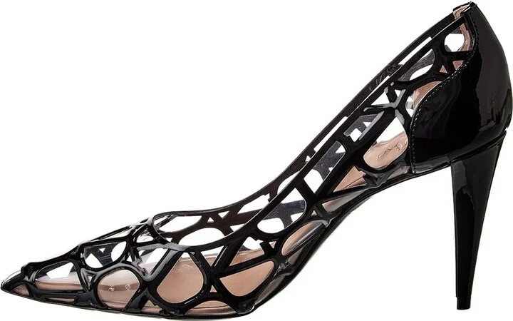 Valentino Vlogo 90 Vinyl & Patent Pump - Image 2