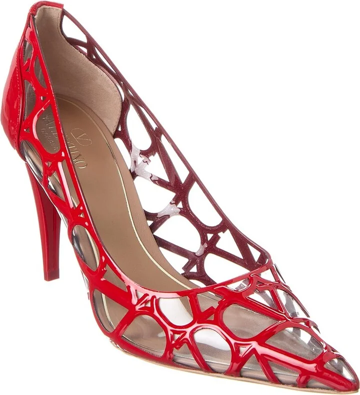 Valentino Vlogo 90 Vinyl & Patent Pump