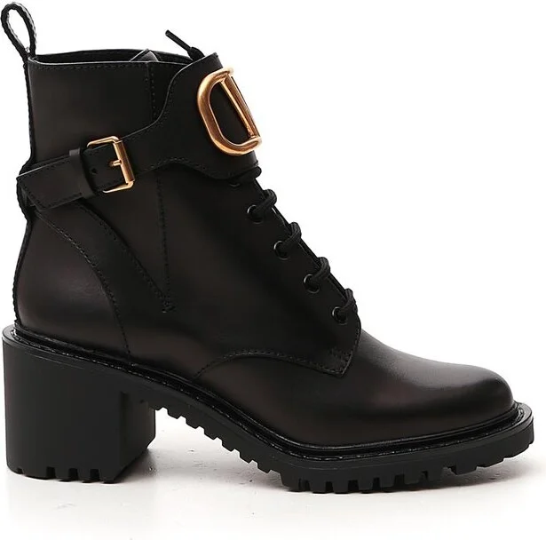 Valentino VLogo Buckled Boots