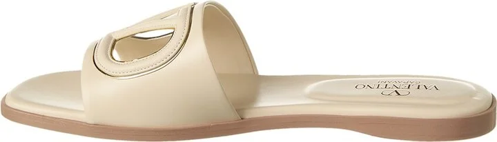 Valentino Vlogo Cutout Leather Sandal - Image 2