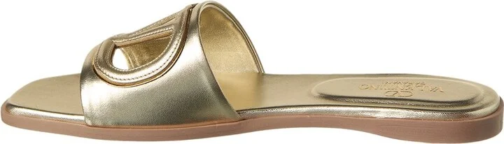Valentino Vlogo Cutout Leather Sandal - Image 2