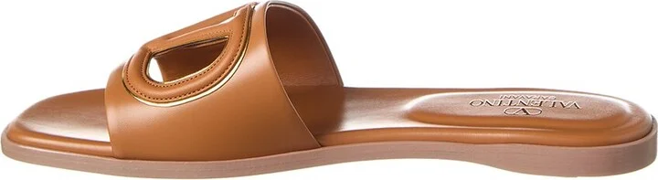 Valentino Vlogo Cutout Leather Sandal - Image 2
