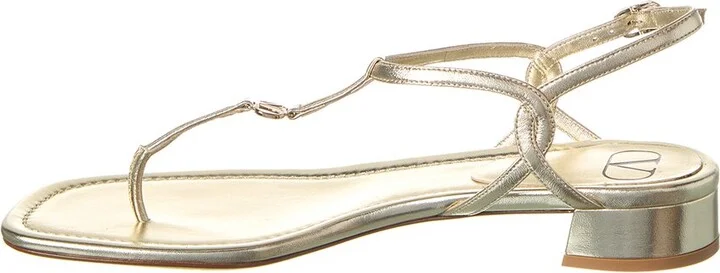 Valentino Vlogo Leather Sandal - Image 2