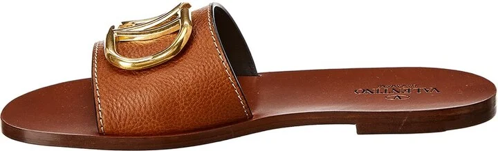 Valentino Vlogo Leather Sandal - Image 2