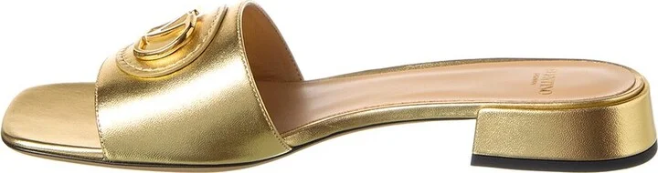 Valentino Vlogo Leather Sandal - Image 2