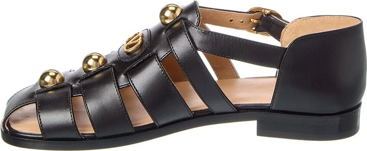 Valentino Vlogo Leather Sandal - Image 2