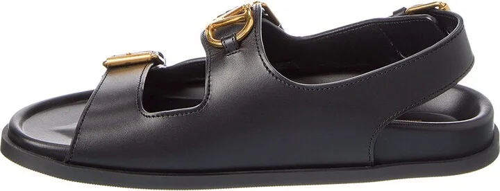 Valentino Vlogo Leather Sandal - Image 2