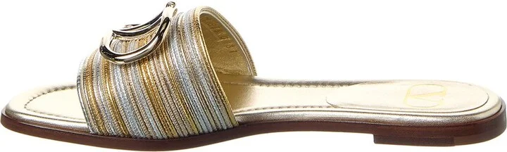 Valentino Vlogo Leather Sandal - Image 2