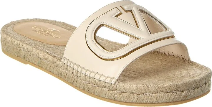 Valentino VLogo Leather Sandal