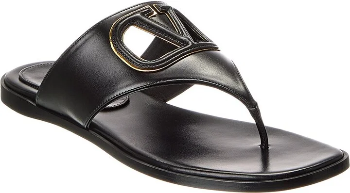 Valentino VLogo Leather Sandal
