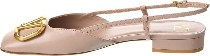 Valentino Vlogo Leather Slingback Flat - Image 2