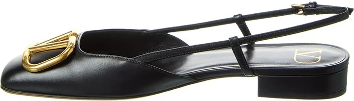 Valentino Vlogo Leather Slingback Flat - Image 2