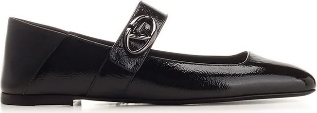Valentino VLogo Locker Mary-Jane Ballerinas