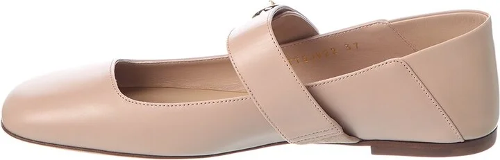 Valentino Vlogo Mary Jane Leather Ballerina Flat - Image 2