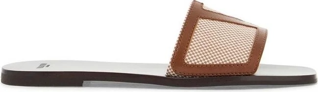Valentino VLogo Patch Square Toe Slippers