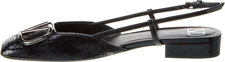 Valentino Vlogo Patent Slingback Flat - Image 2