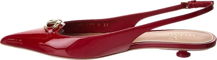 Valentino Vlogo Patent Slingback Flat - Image 2