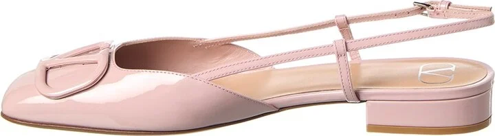 Valentino Vlogo Patent Slingback Flat - Image 2