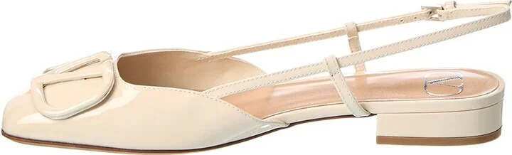 Valentino Vlogo Patent Slingback Flat - Image 2