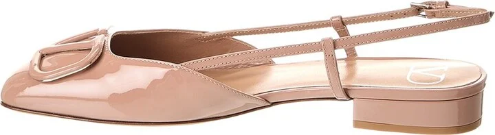Valentino Vlogo Patent Slingback Flat - Image 2